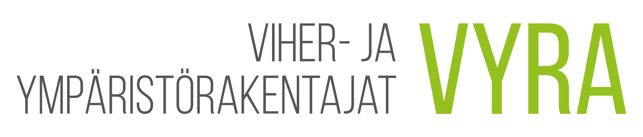 Linkki Viher-ja ympäristorakentajat Vyra sivuille.